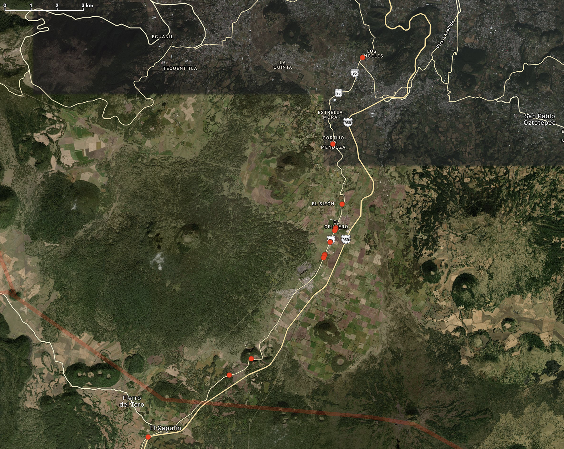 Mapa Carretera a Cuernavaca